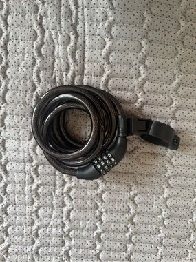 Combination Cable Lock for Home Storage & Organization - Black